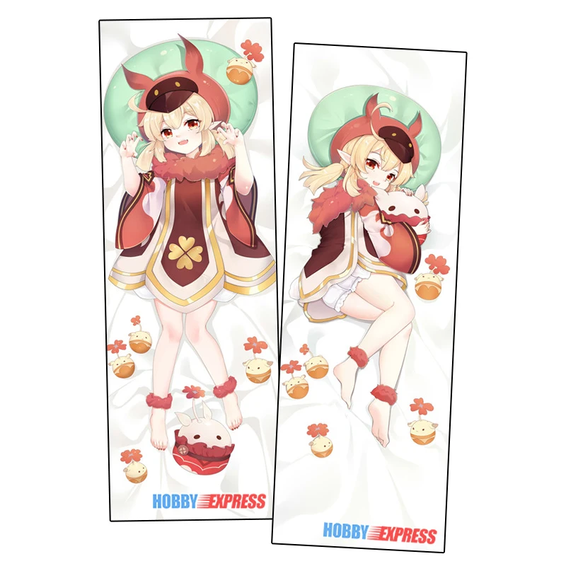 

Хобби Экспресс аниме дакимакура японский отаку уайфу обнимающая Подушка Чехол Klee Genshin Impact 21078-1