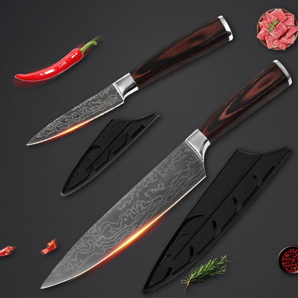Столовые приборы QING Classic нож для повара в западном стиле 8 дюймов сверхмощный шеф