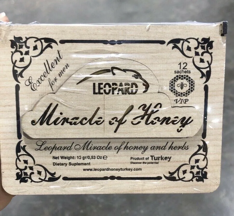 

LEOPARD MIRACLE HONEY - 15g Sachets x 12 Count