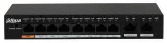 Коммутатор Dahua DH-PFS3010-8ET-96 8x100Mb 8PoE неуправляемый | Безопасность и защита