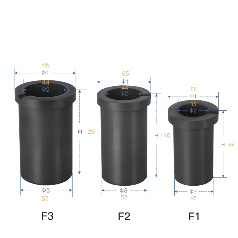 Реклапосылка высокочистый графитовый тигель 4 кг для плавки золота и серебра