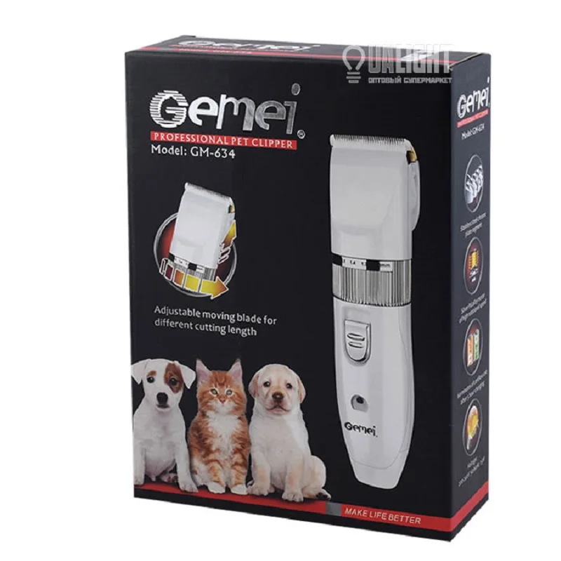 Машинка для стрижки животных pet care series GM 634 аккумуляторно сетевая|Триммеры собак| |