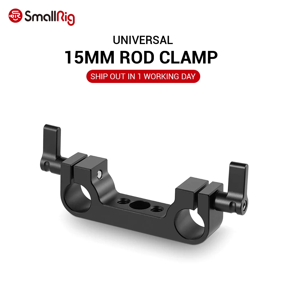 Стержневой зажим SmallRig для цифровой зеркальной камеры 15 мм рельсовый мост