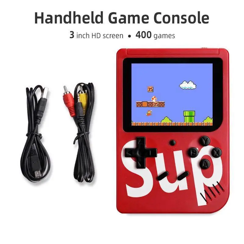 Портативная игровая приставка SUP GAME BOX 400 встроенных игр ретро-видеоигр |