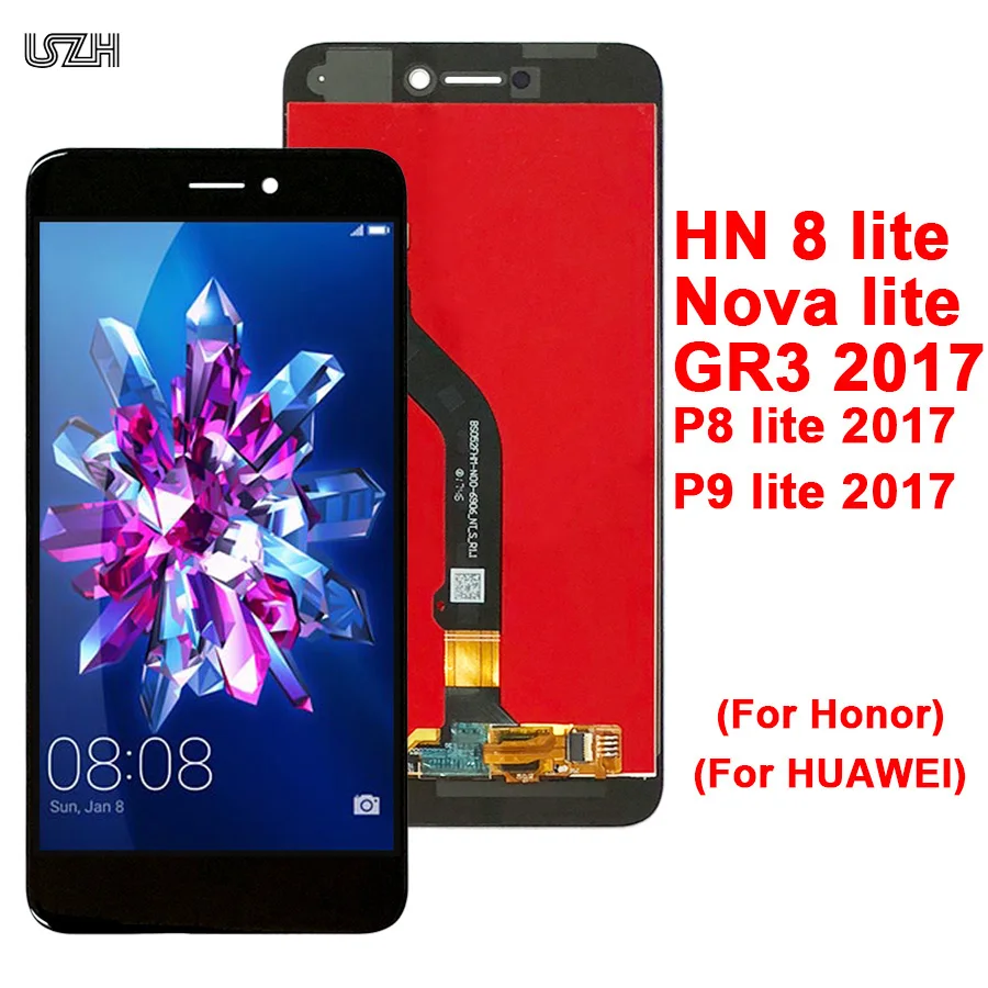 ЖК дисплей с сенсорным экраном для Huawei P8 Lite 2017/P9 lite 2017 дигитайзер Honor 8 Lite/Nova Lite/ GR3