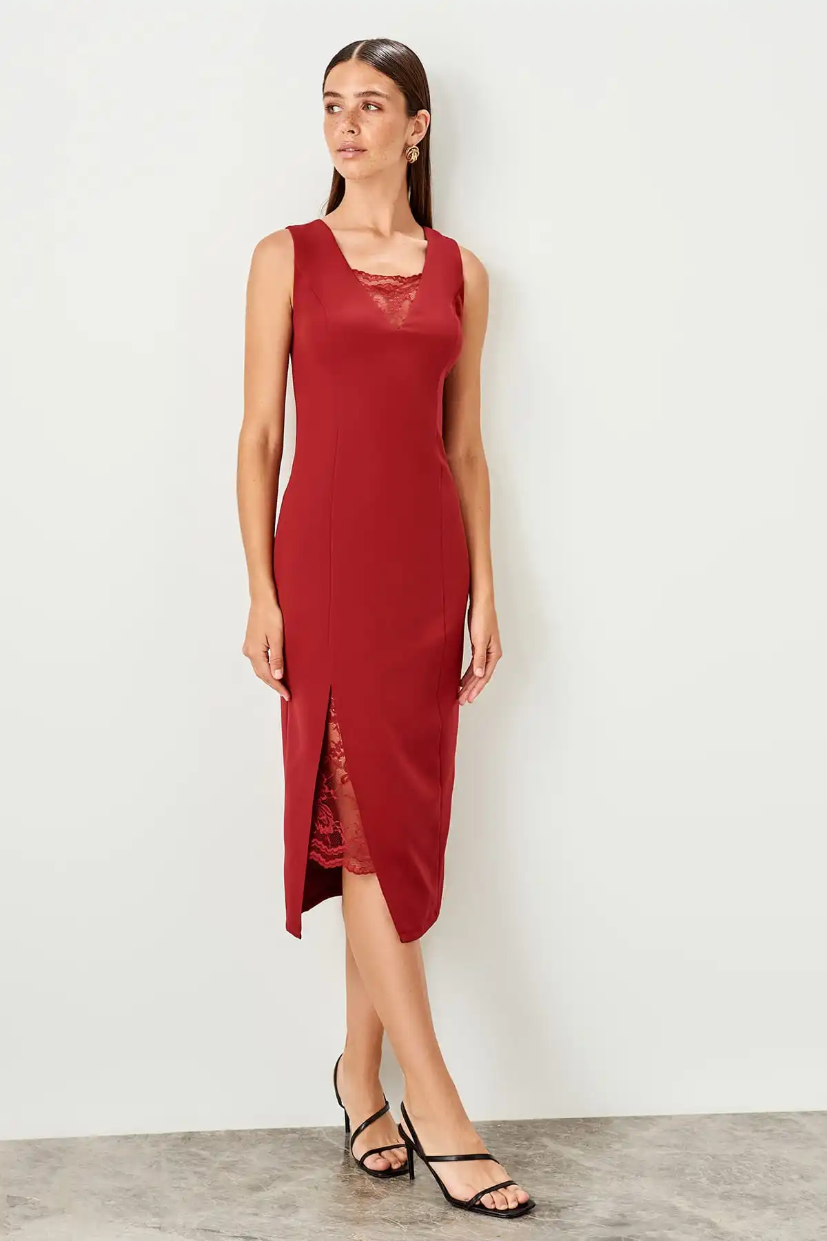 Trendyol кружевная отделка TPRSS19UT0106 | Женская одежда