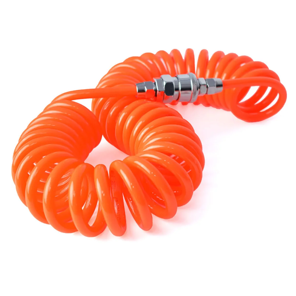 

1Pc 12m PU Trachea Air Pressure Hose ID 8 10 12mm Pneumatic Telescopic Spring Tube Flexible Air Tool Pipe With Joint Accessories