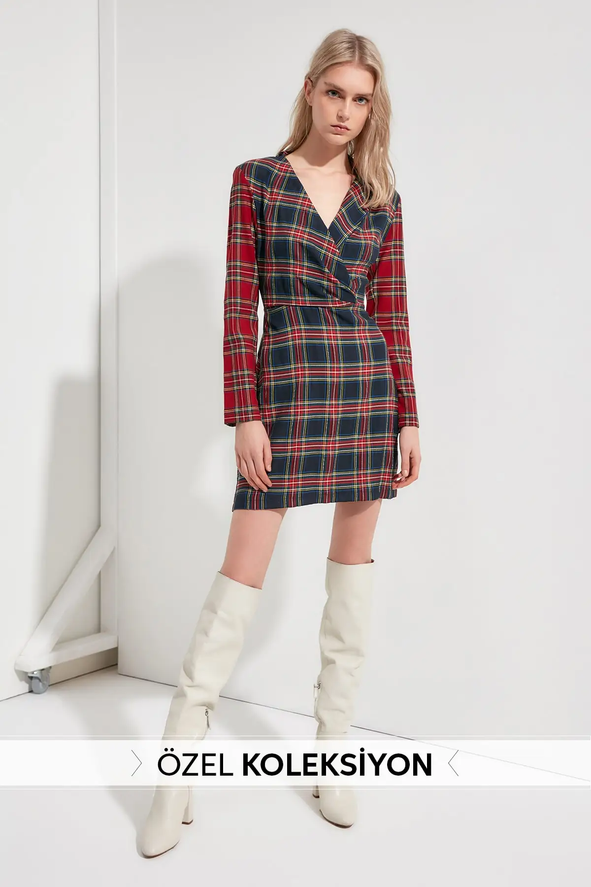 Платье в клетку TWOAW20EL2054 | Женская одежда