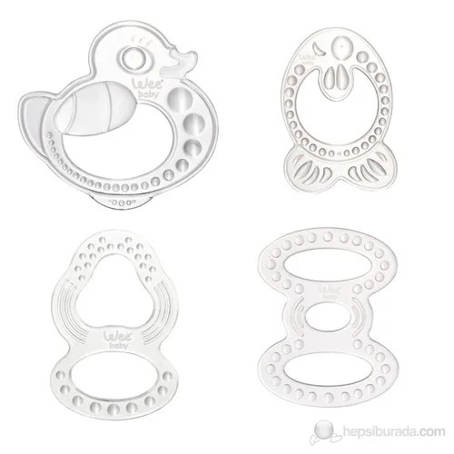 

Wee Baby Baby Silicone Teething Ring-Baby Mouthguard