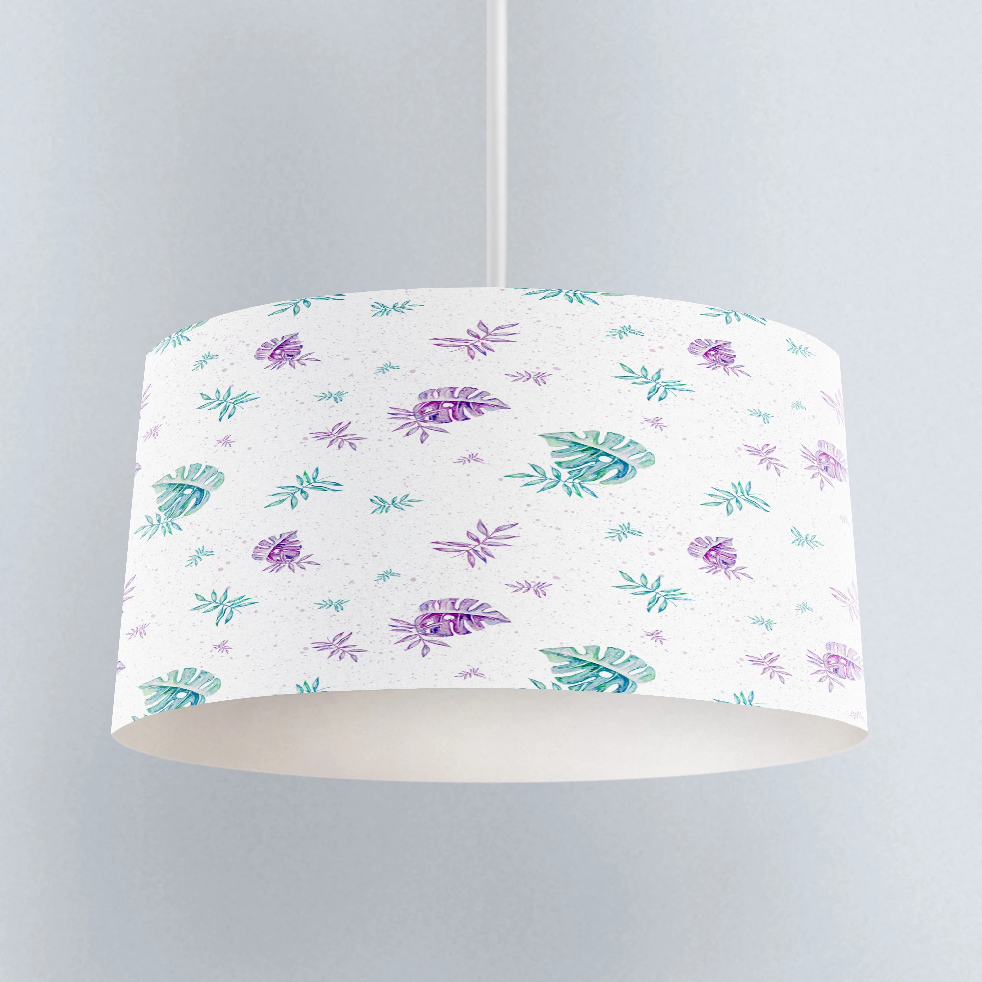 Еще фиолетовый зеленые листья цветы Флора цифровые печатные устройства люстра