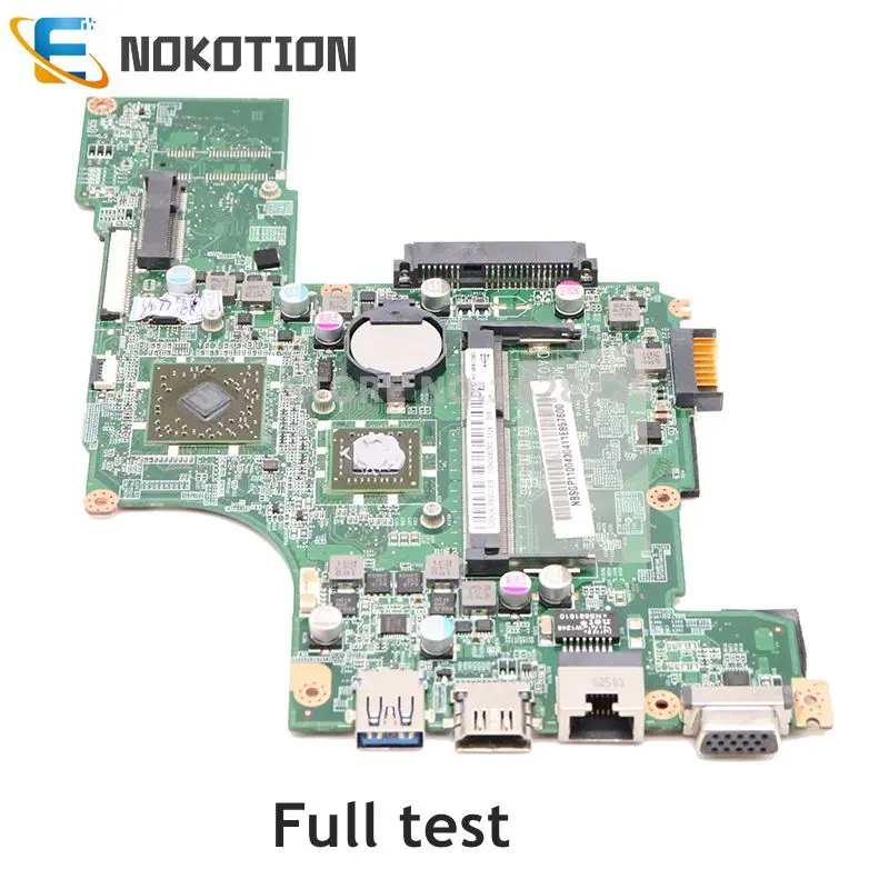 

NOKOTION For Acer aspire one 725 V5-121 laptop motherboard NBSGP11004 DA0ZHGMB6D0 NB.SGP11.004 MAIN BOARD DDR3 full test