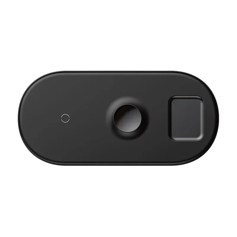 Фото Беспроводная зарядка Baseus Smart 3in1 Phone+Watch+Pods (18W MAX) Чёрная WX3IN1-01, WX3IN1-C01 №1