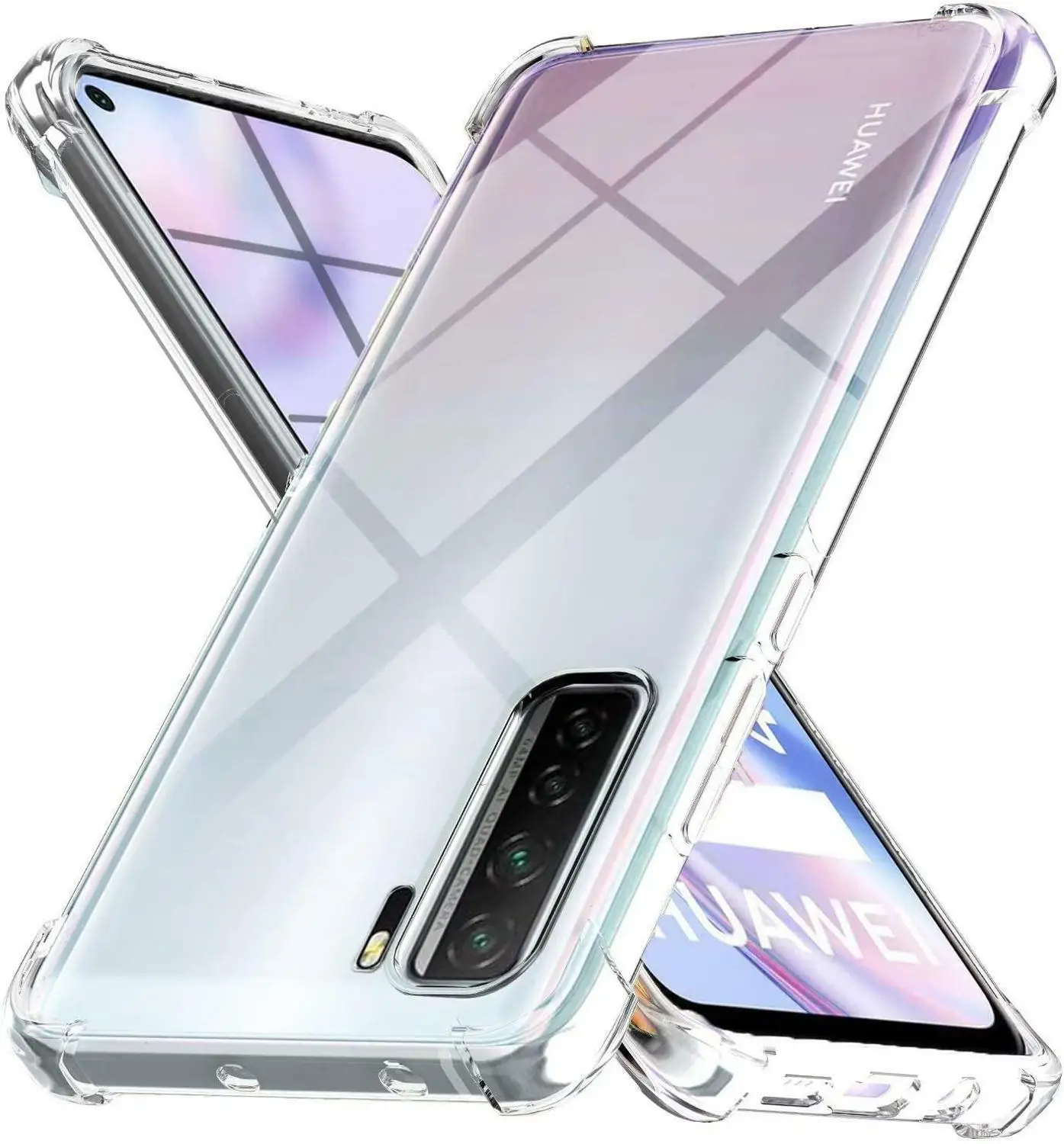 HUAWEI P40 LITE 5G Anti-Shock Gel case transparent Anti-Shock reinforced shockproof case