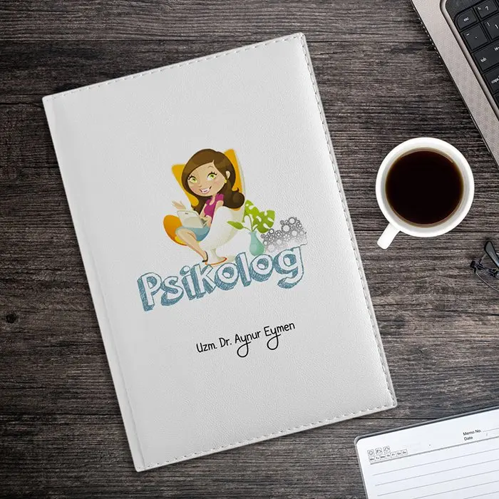 

Персонализированный профессиональный психолог 2020, белый кожаный Органайзер-2