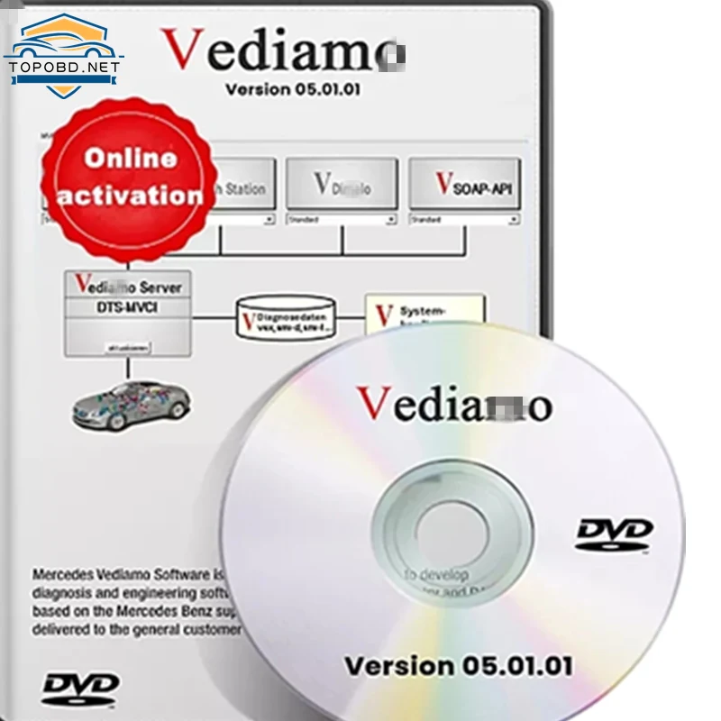 Горячая Распродажа для MB STAR C4 SD C5 офлайн-программирование By-pass TIPS Vediamo 5.01.01