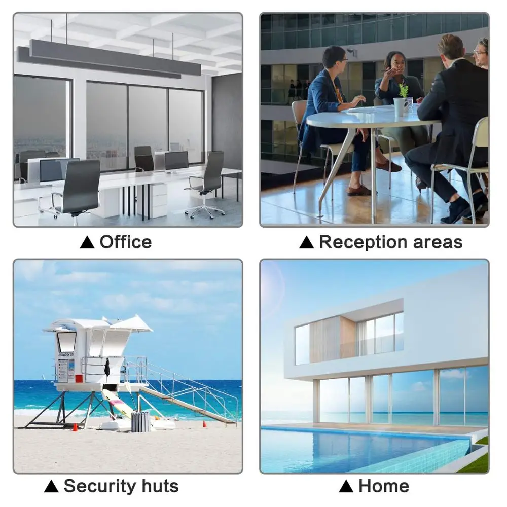 Односторонняя оконная Тонировочная пленка для дома и офиса дневное освещение