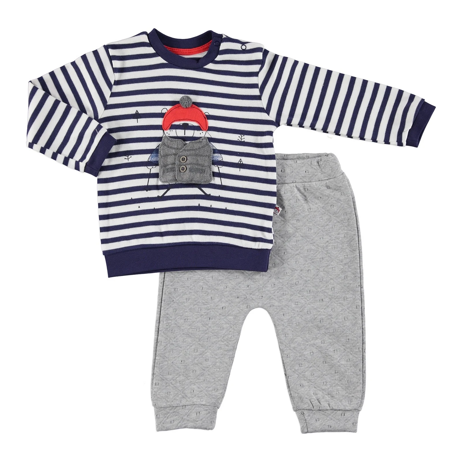 Ebebek Mymio/комплект из 2 предметов для малышей: толстовка с медведем и штаны| |
