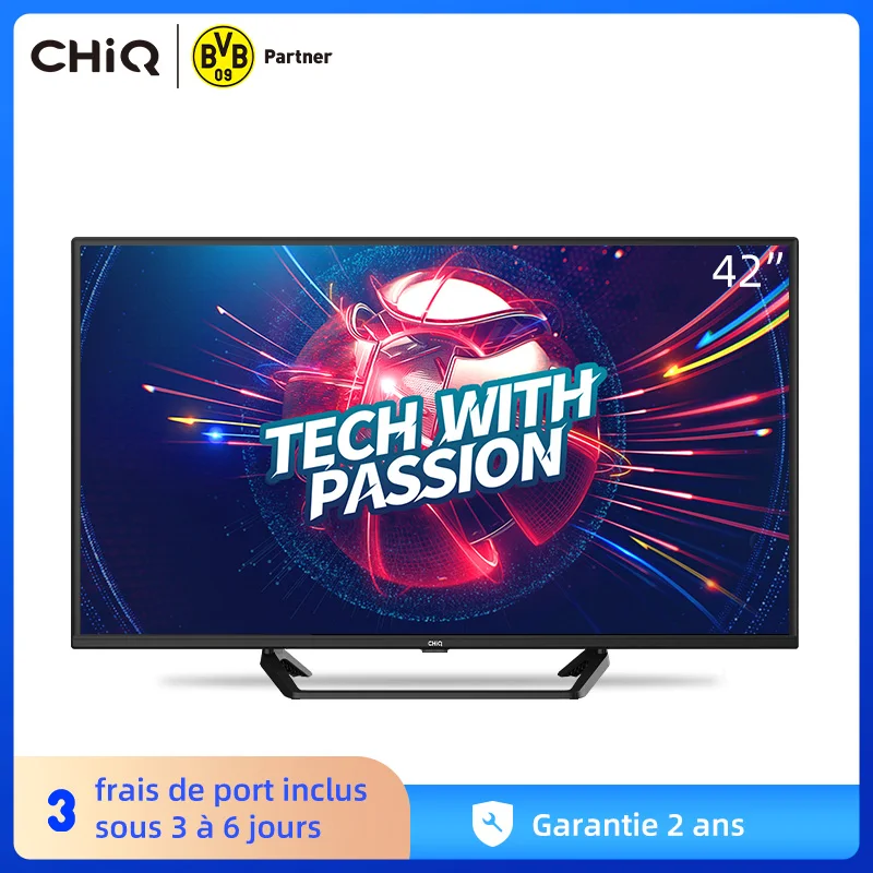 Телевизор CHiQ L42G6F 42 дюйма (105 см) Android 9 0 Smart TV FHD Wi Fi Bluetooth Google wizard Netflix премиум видео 3