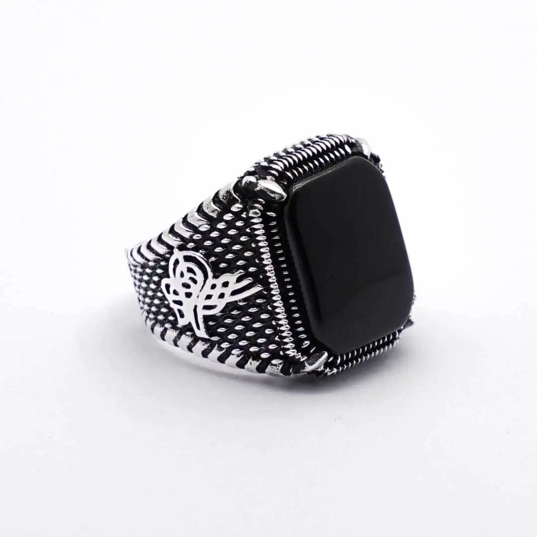 Eagle Claw Tuğra Embroidered Wonderful Design Sterling Silver Men 'S Ring | Украшения и аксессуары
