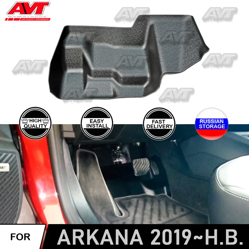 Защитный чехол под педаль в сборе для Renault Arkana 2019 2020 декоративный стайлинга
