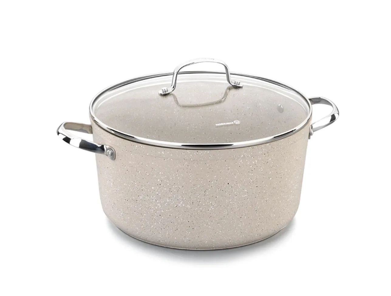

Кастрюли для кухни, 24 х12,5, современный дизайн, две ручки, стеклянная крышка, посуда для презентаций, банкетов