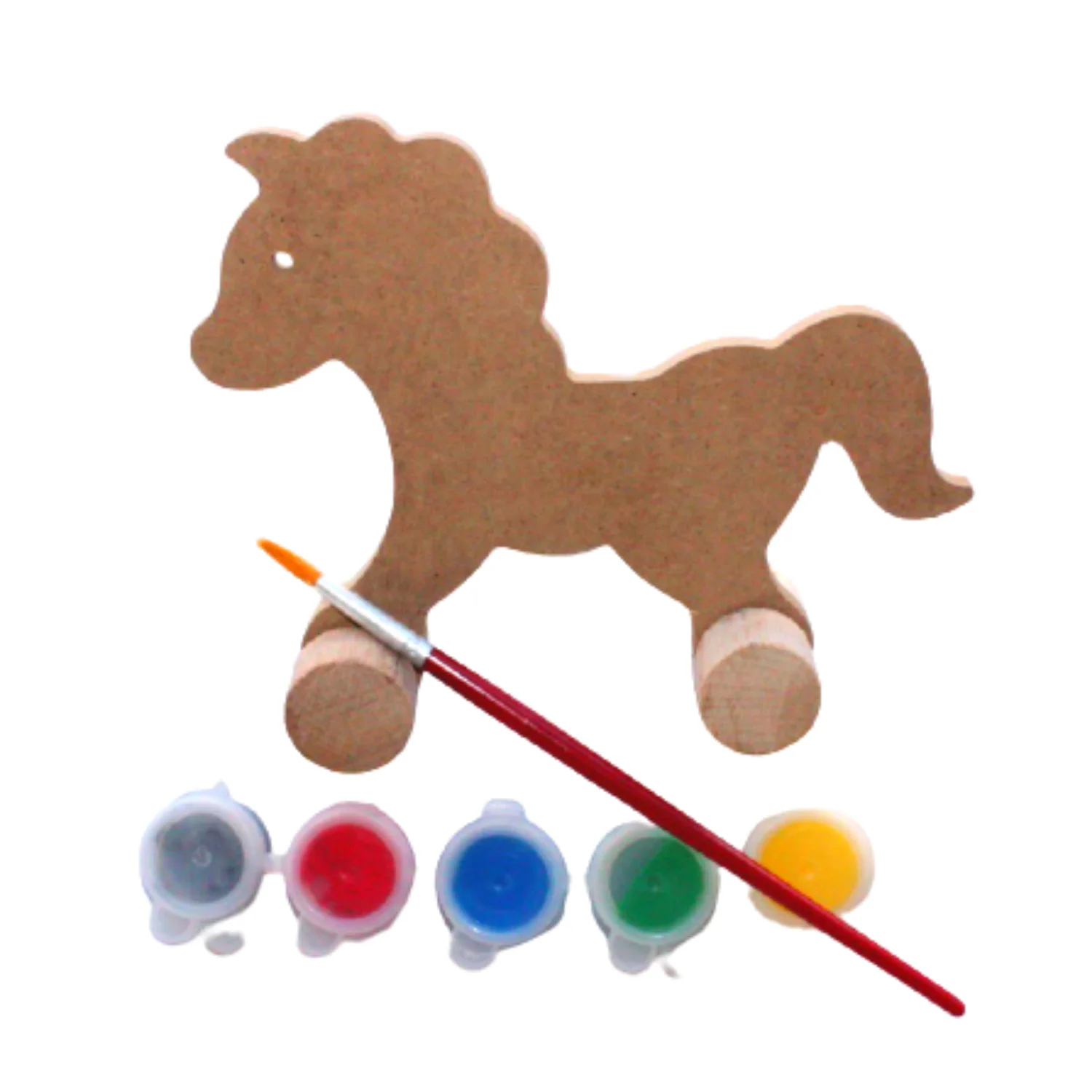 

Деревянная игрушка JoyAndToys с рисунком лошади, набор для живописи, 3D сенсорный мотор Монтессори, обучение, Ежедневная жизнь, навыки, цвет