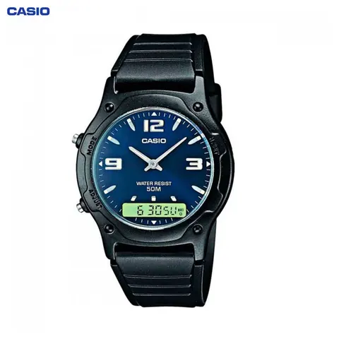 Наручные часы Casio AW-49HE-2A мужские кварцевые на пластиковом ремешке
