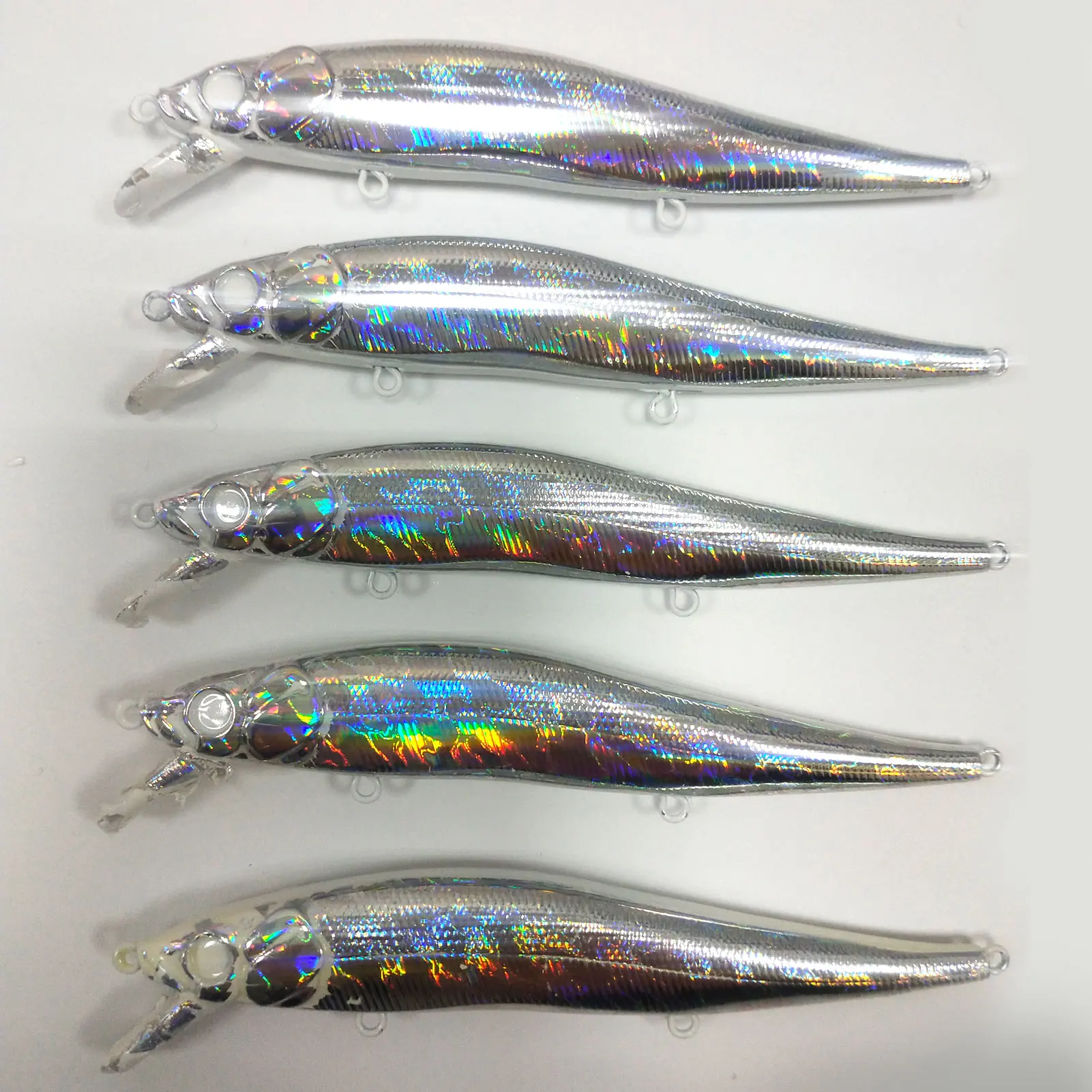Iscas de Pesca Duro com o Sistema de Transferência de Peso 11cm 13g Versão Holográfica Jerkbaits Naufrágio Lento Minnow Crankbait 20 Pçs - Set ko 6 Holográfica Jerkbaits Naufrágio Lento Minnow Crankbait Iscas