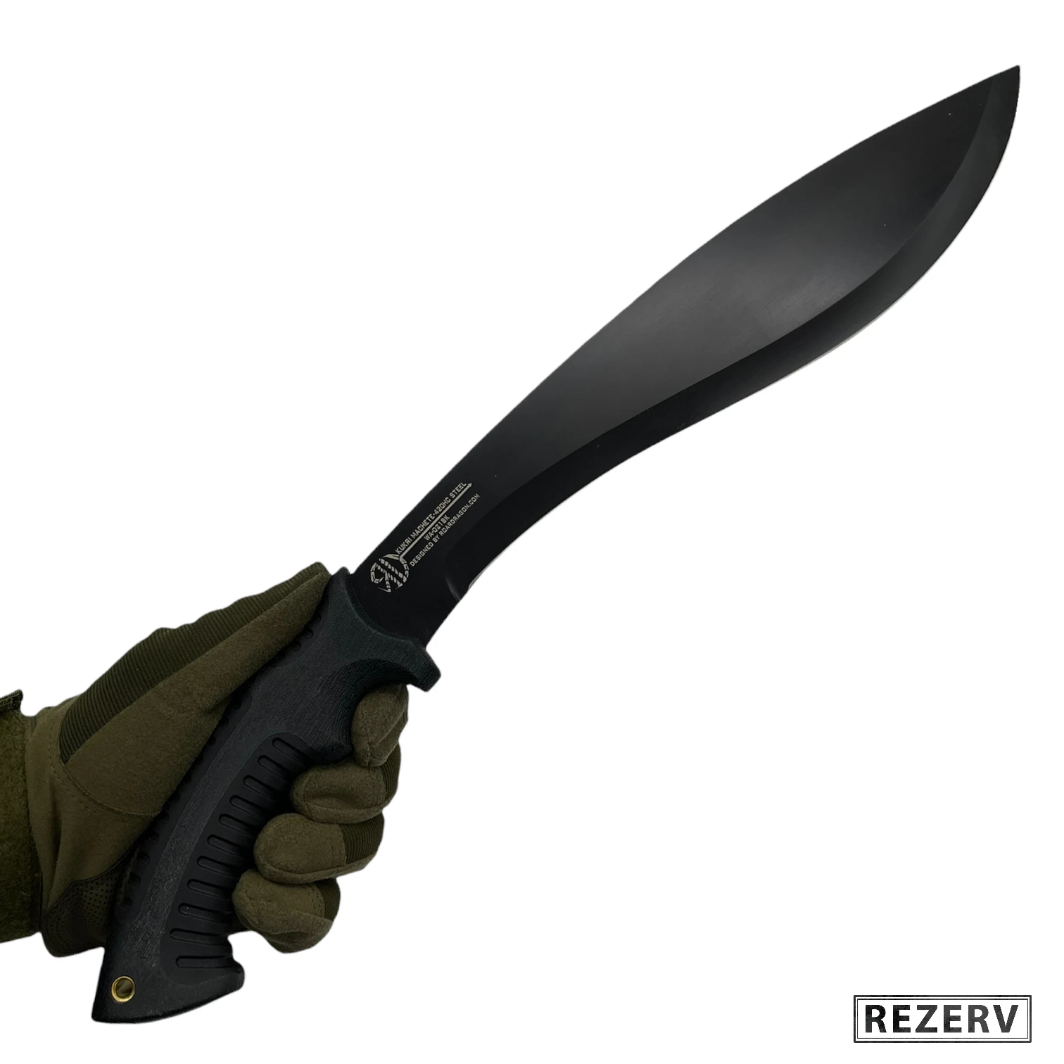 Мачете кукри With Armour WA-021BK туристический сталь 420HC рукоять эластрон чехол нейлон |