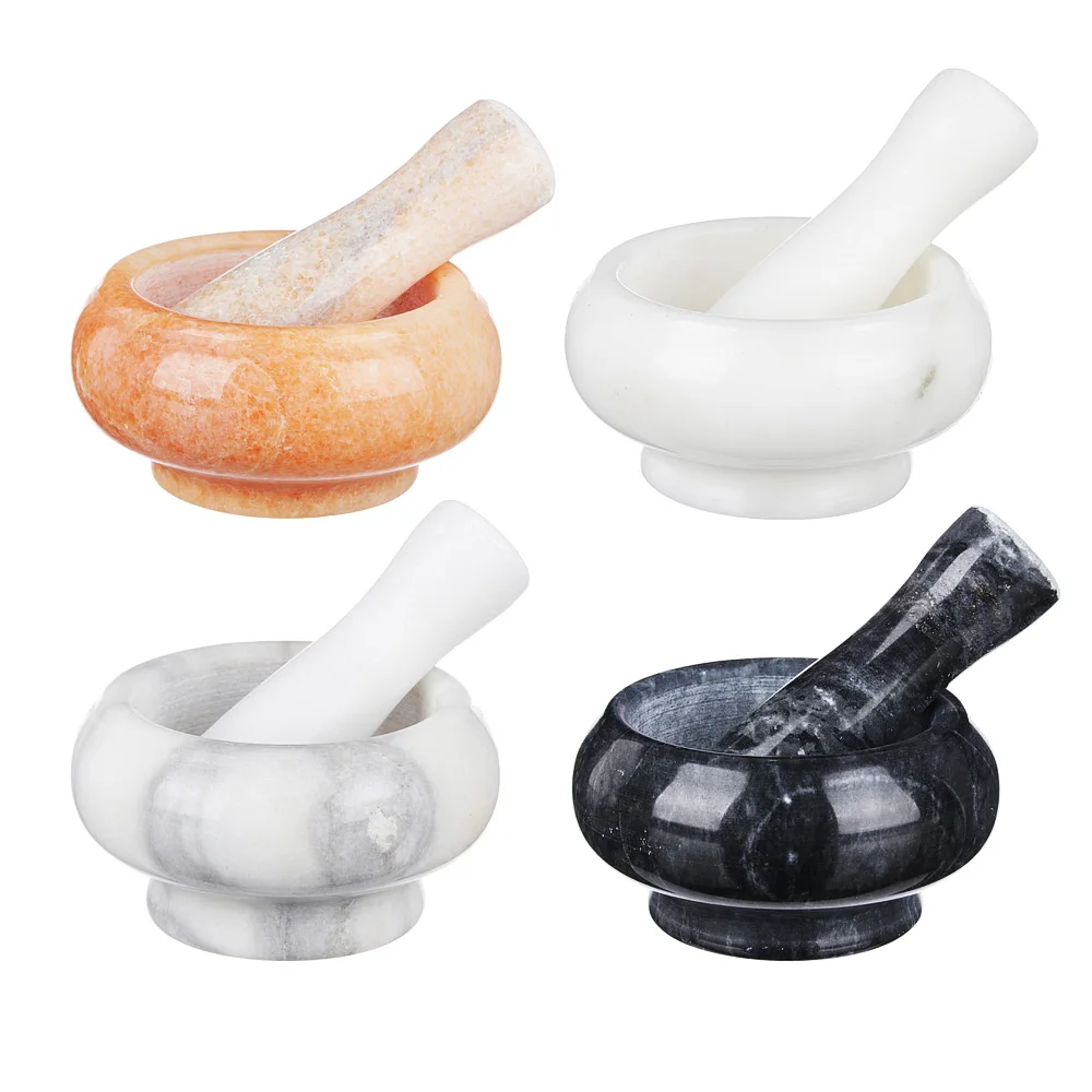 СТУПКА С ПЕСТИКОМ 9X4 5СМ МРАМОР 4 ЦВЕТА |