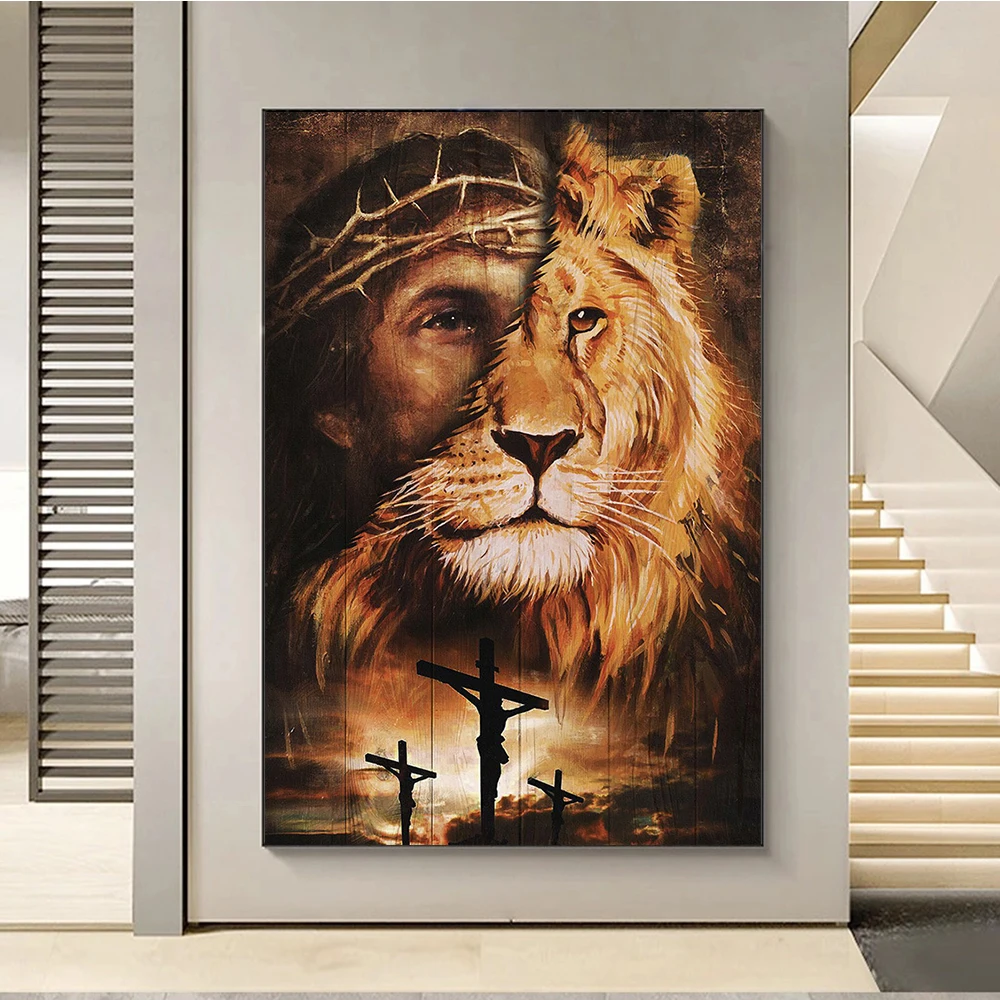 

The Lion King 2022 New Wall Art Animal painting Canvas Print Decorative Picture HD Print Poster for Living Room Decor Cuadros