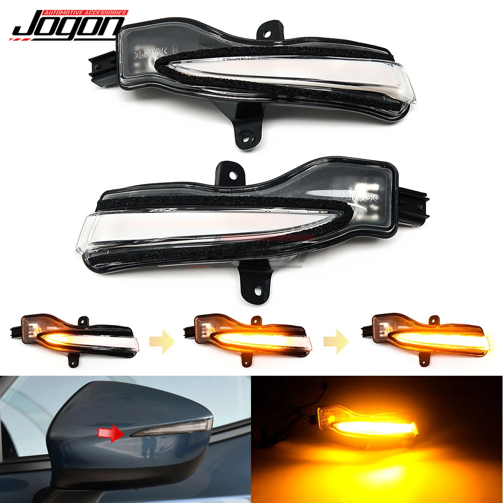 

For Mazda CX-3 2016 2017 2018 CX-4 CX-5 2016 2016.5 LED Dynamic Turn Signal Blinker Sequential Side Mirror Indicator Light Lamp