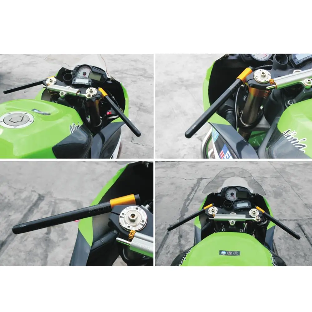 CNC 53 мм вилка трубка 7/8 дюймов мотоцикл клип ons зажим на руле для Ducati 748 848 916 996 1098