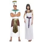 Костюм ренереха Фараона, мужской костюм Клеопатры, женское маскарадное платье, Египетский Костюм Nefertiti для пары