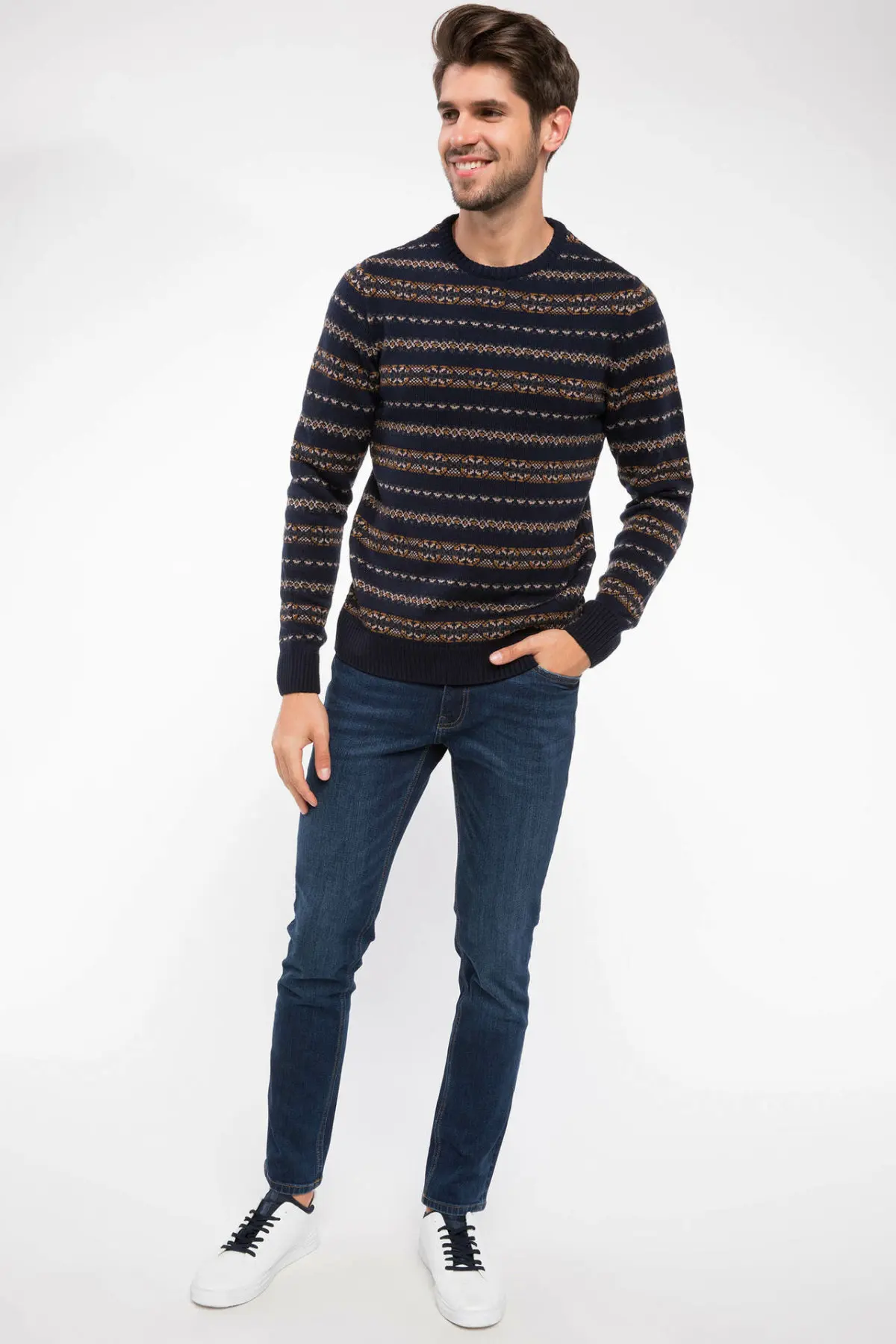 DeFacto Man Pullover-J0480AZ18WN | Мужская одежда