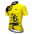 Дышащая мужская велосипедная Джерси 2021, летняя модель, для горных велосипедов, для команды, с защитой от УФ-лучей, велосипедная одежда, одежда для езды на велосипеде, одежда для гоночного велосипеда, топы