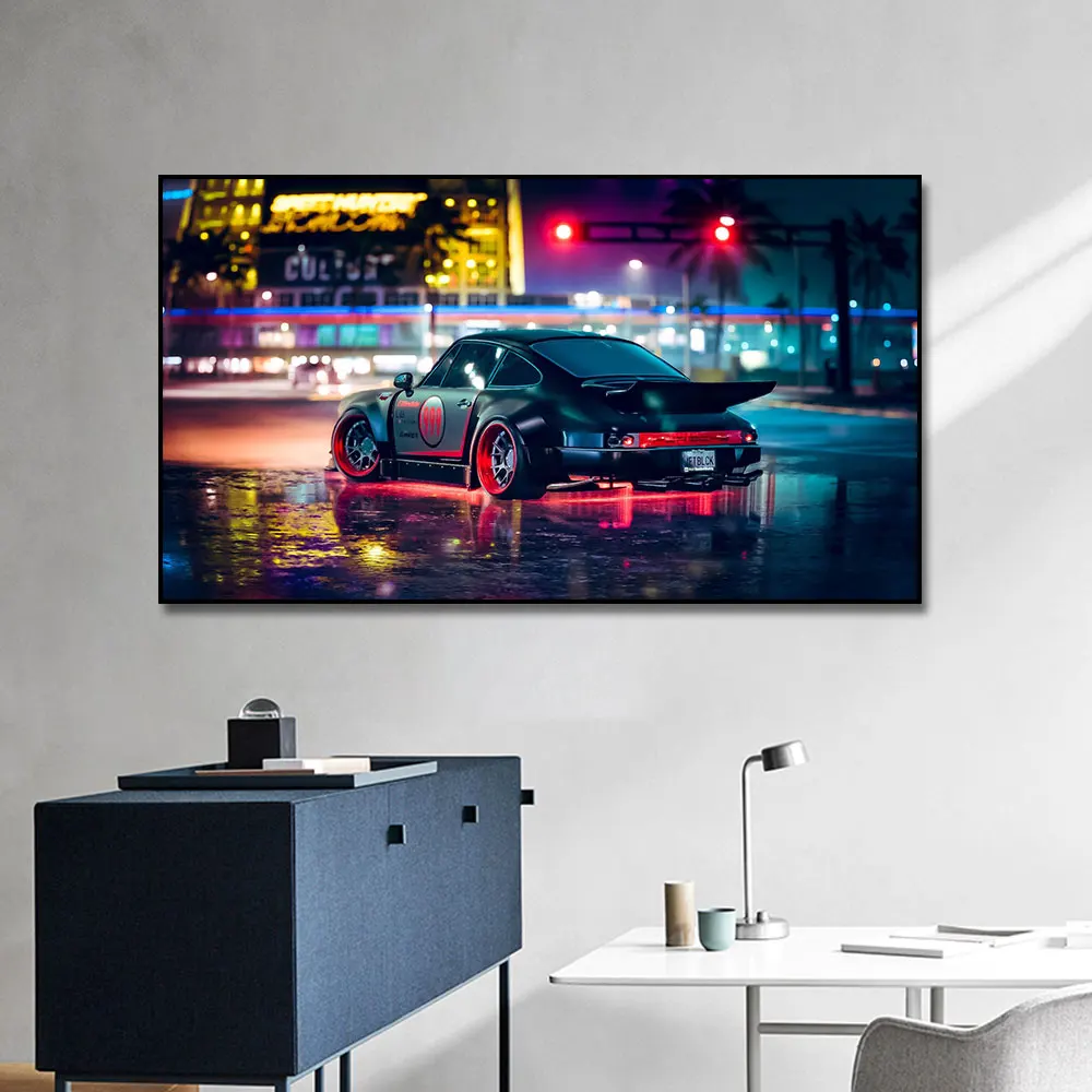 

Racing Sports Car Canvas Painting Prints Wall Art Modern Popularity Home Decor Pictures For Living Room Bedroom Office Frameless