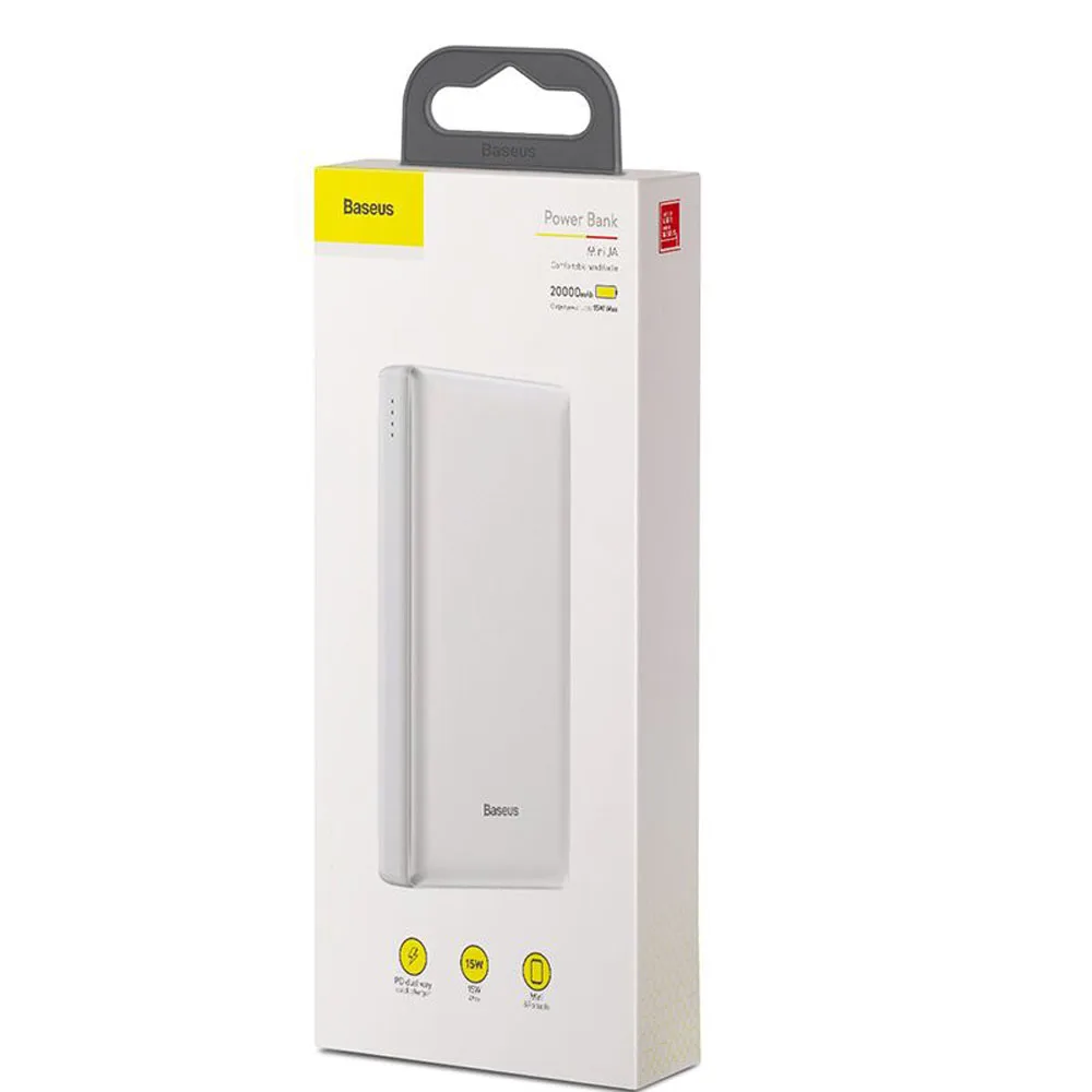 Портативное зарядное устройство Baseus Mini JA Fast charge power bank 3A 20000mAh | Мобильные телефоны