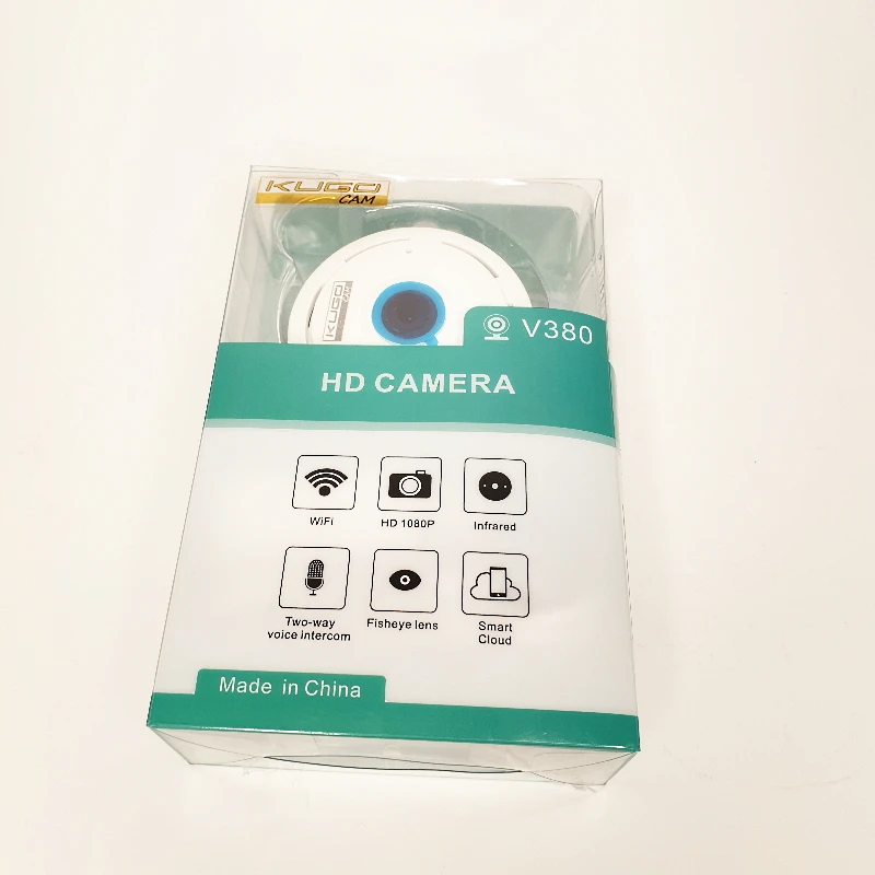 Панорамная IP Wi-Fi Smart Camera IPC-V380-V3-G смарт камера обзор 360 видео радио няня |
