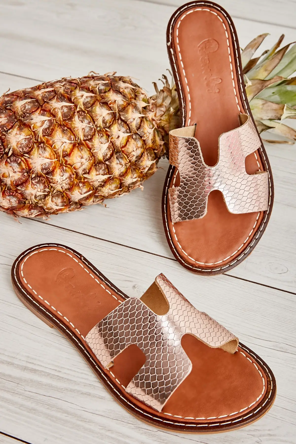 Бемби натуральная кожа светло коричневый женские тапочки H0602809603|Тапочки| |