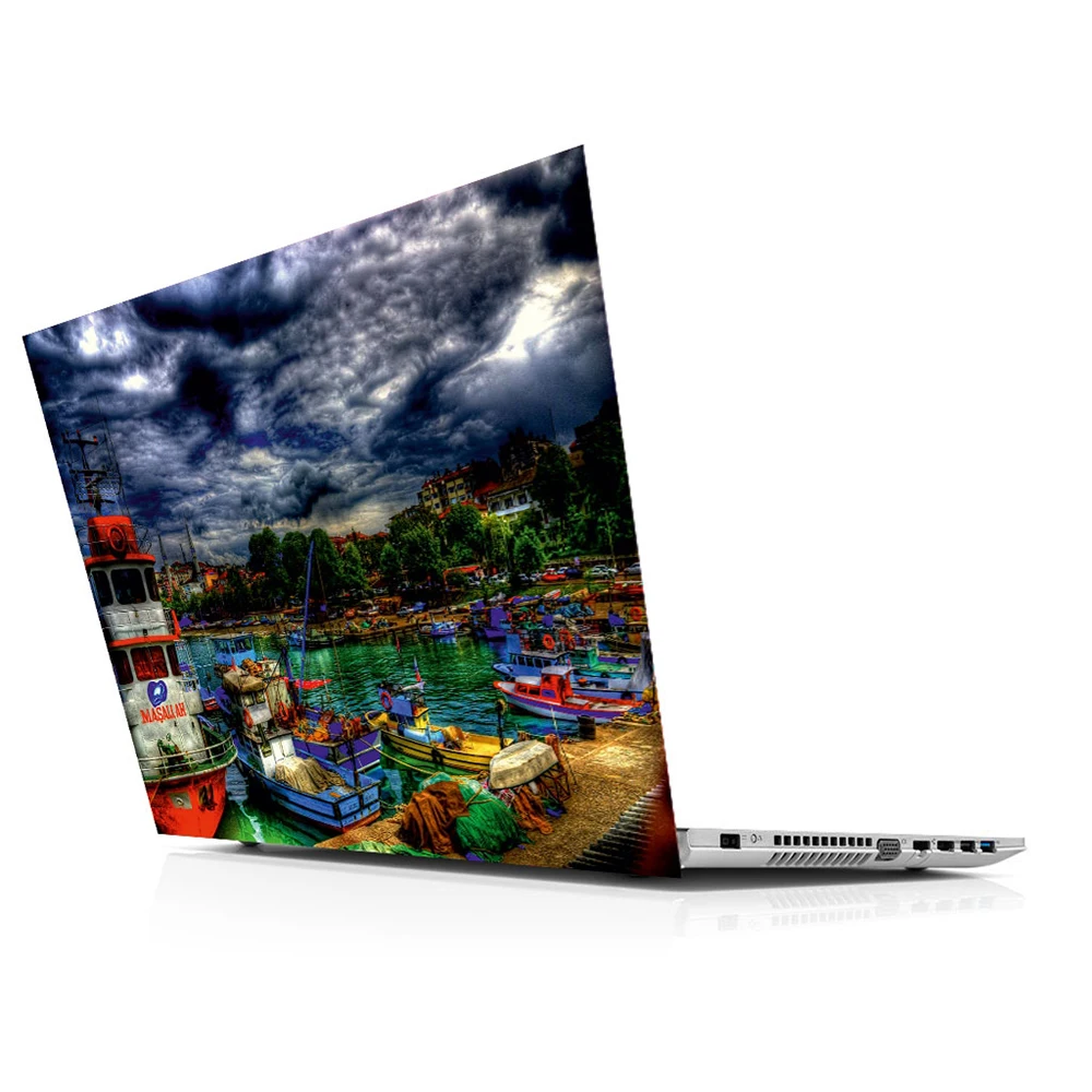 Универсальная наклейка для ноутбука Master City и Marina 13 14 15 6 16 17 19 дюймов Mac dell Acer HP Toshiba