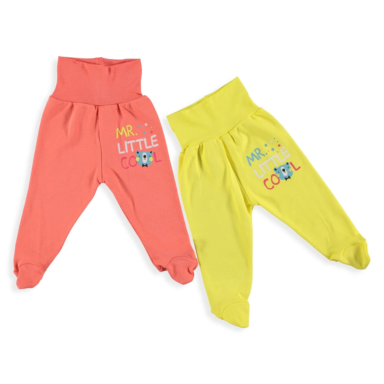 Ebebek HelloBaby/Детские широкие складные повседневные штаны с резинкой на талии