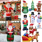 Рождественская надувная модель рождественского сада Санта-Клауса украшение для вечеринки на газоне 2022 Новогодняя атмосфера реквизит игрушка вилка для ЕССШААвстралии