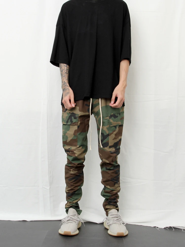 Мужские осенние военные тактические уличные брюки-карго модные камуфляжные