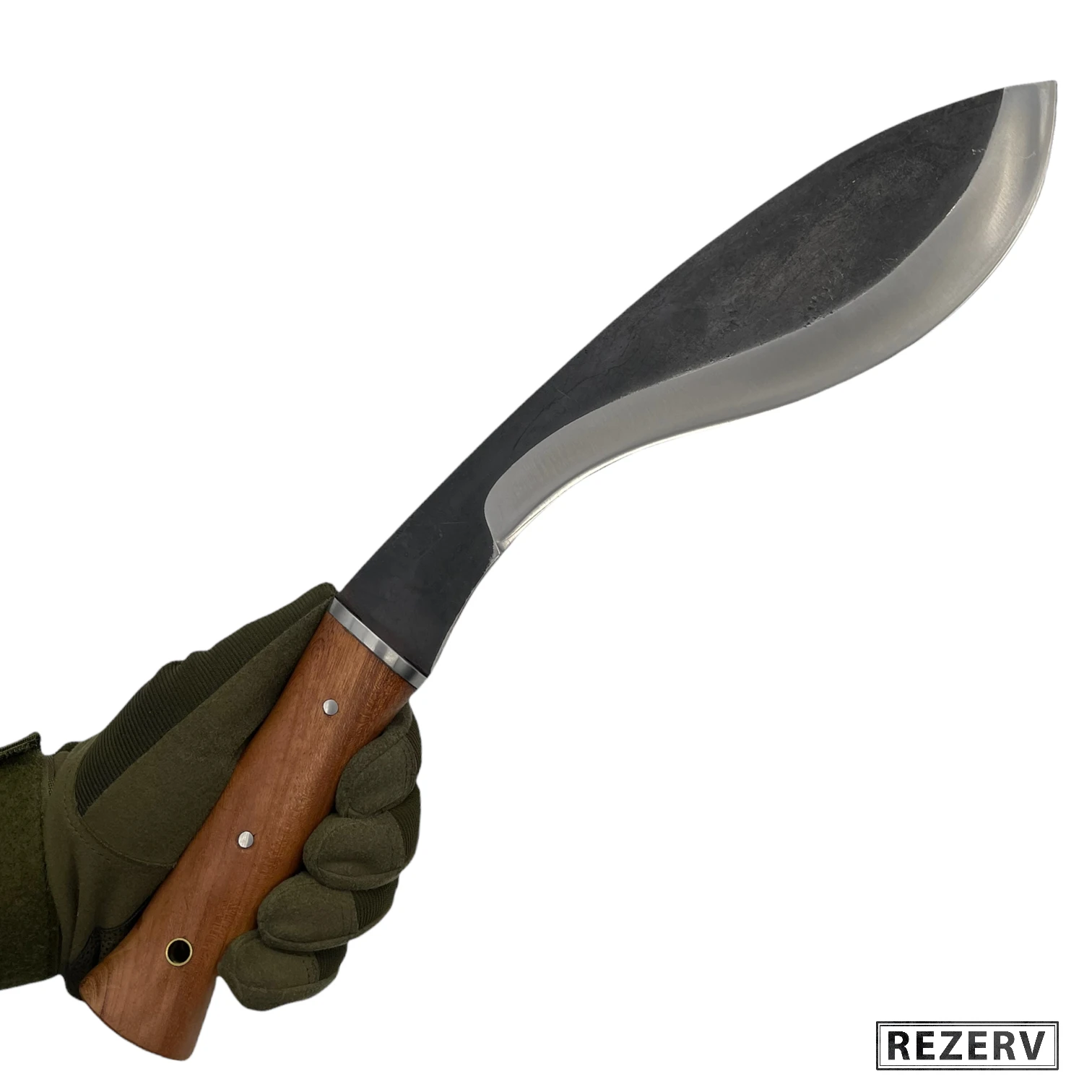 Machete Kukri &quotNepal&quot tourist steel 420 blade Black handle wood nylon case (vitaz b309-33) |