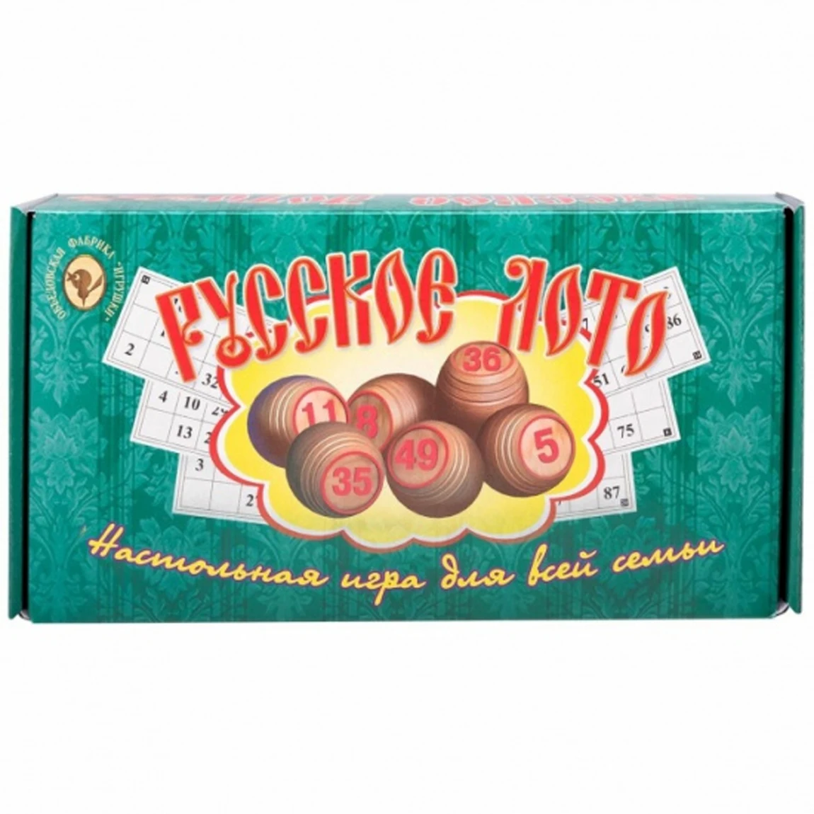 Настольная игра Лотто классический в коробке деревянная семейный праздничный