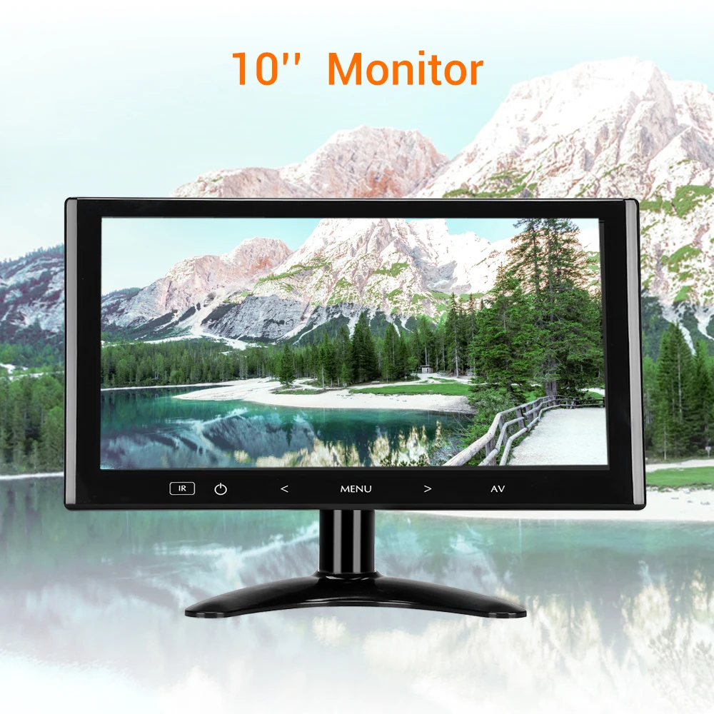 10-дюймовый ЖК-монитор Eyoyo 140 ° HDMI-монитор для автомобиля домашней системы