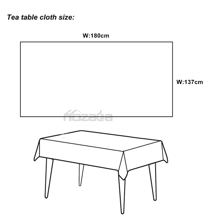 Hozada скатерти водостойкие маслостойкие из ПВХ с узором в клетку теплоизоляция