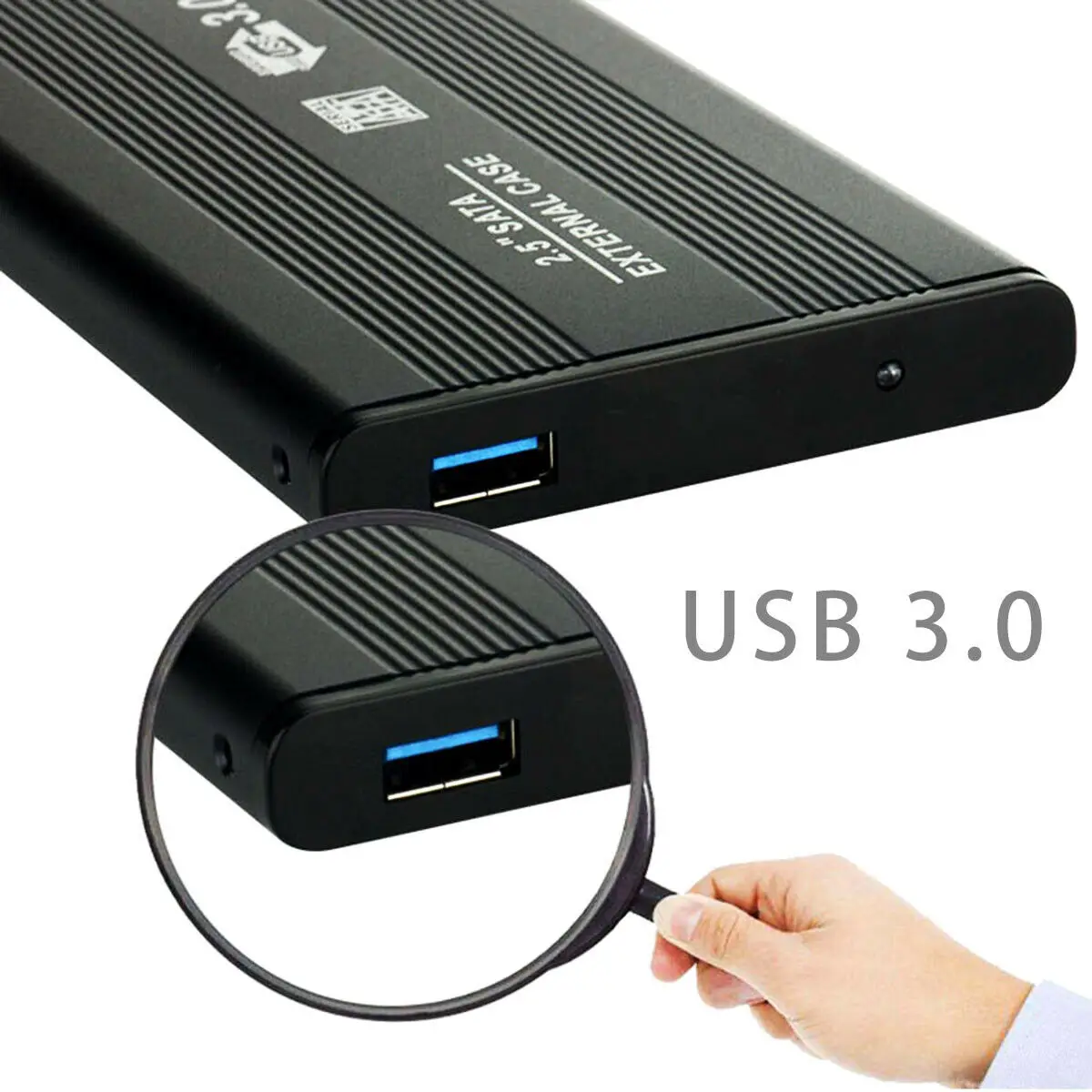 

Корпус для жесткого диска SATA-USB 3,0, внешний твердотельный накопитель SSD, корпус для жесткого диска USB 3,0, корпус для жесткого диска 2,5 дюйма SATA