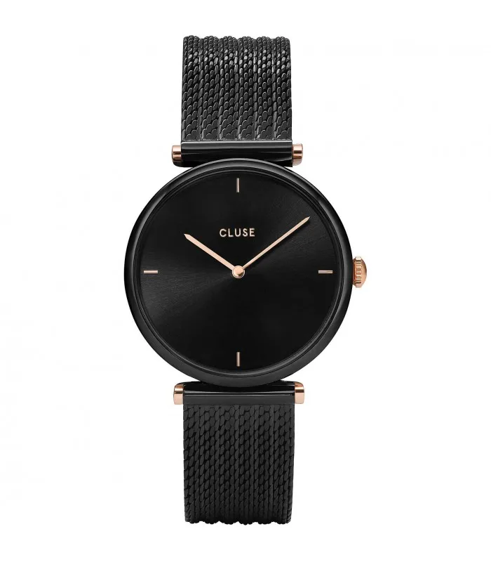 Cluse часы Triopmphe 33 мм сетка черный черный/черный CW0101208004 | Наручные